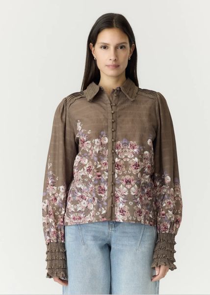 Hovedbilde YAS Somellu Shirt Timber Wolf