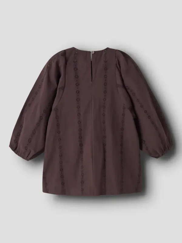 Name It Ninar Dress Chocolate Plum
