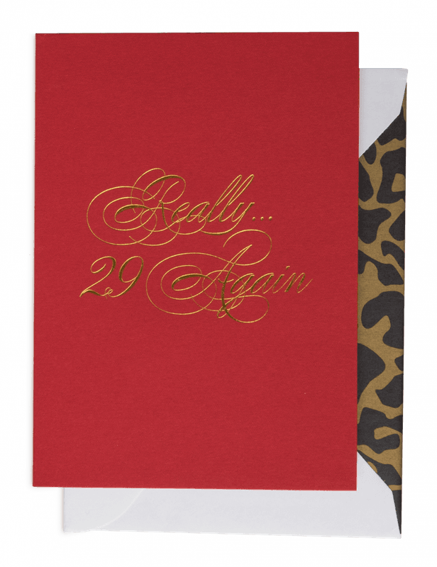 Cardsome Really... 29 Again Card