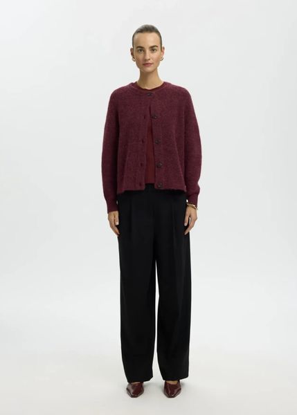 Hovedbilde Selected Femme Lulu Cardigan Tawny Port Melange