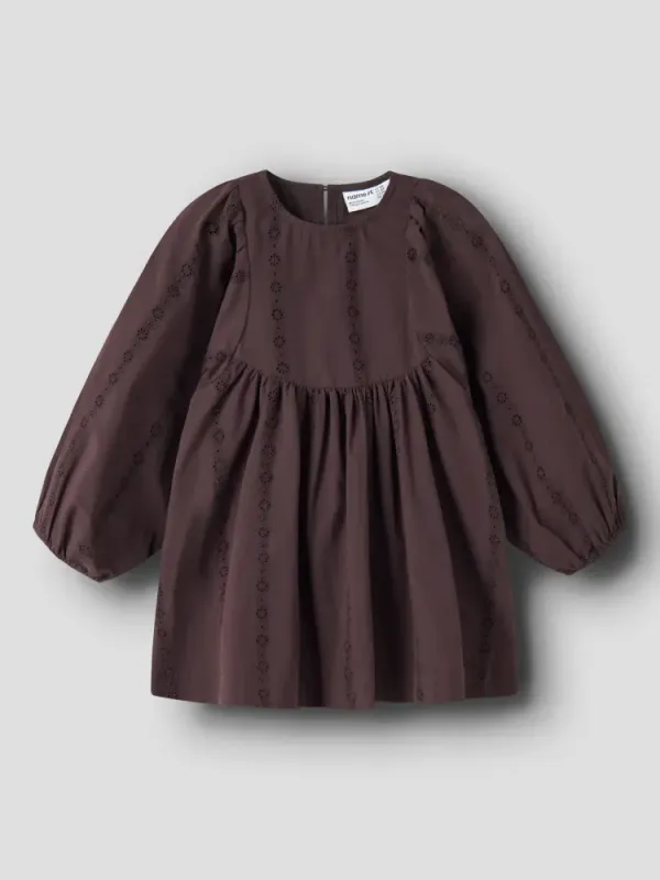Name It Ninar Dress Chocolate Plum