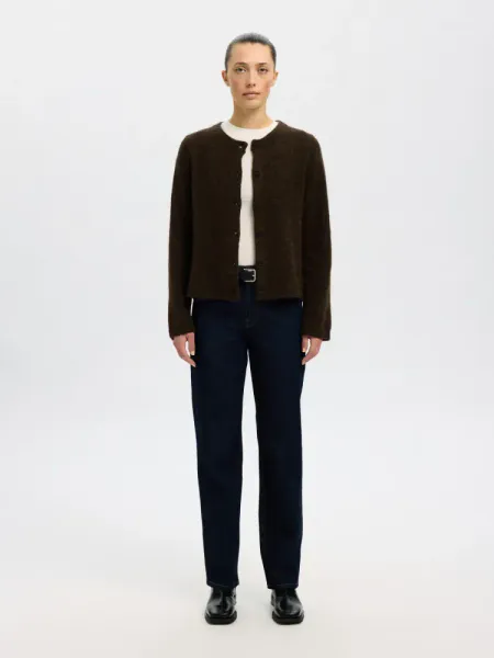 Hovedbilde Selected Femme Lulu New Knit Cardigan Delicioso Melange