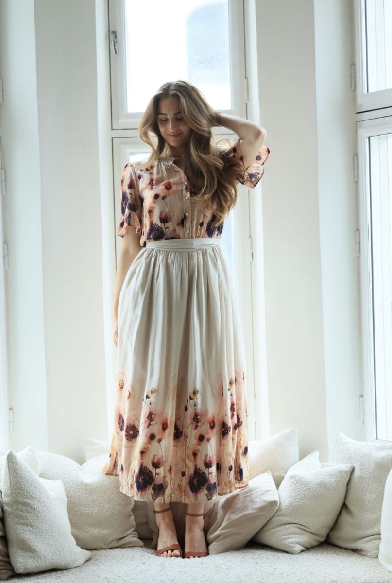 Nectar Ambrosia Dress bleeding petals