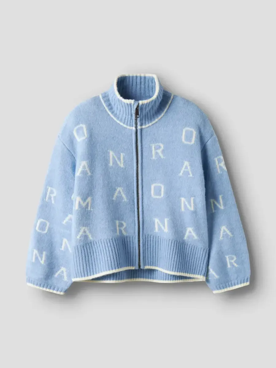 Name It Fofleliana Oversize Knit Jacket Cashmere Blue