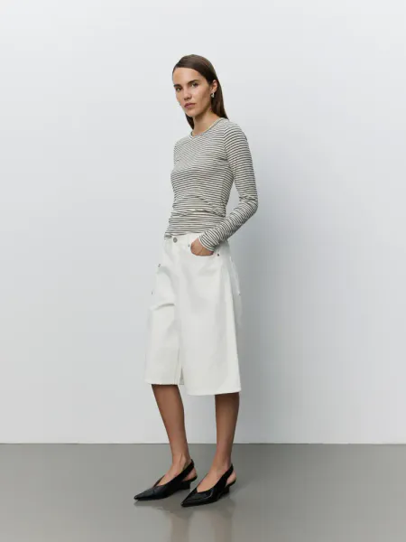 Hovedbilde Sofie Schnoor Petricia Stripe T-shirt long sleeve Grey ...