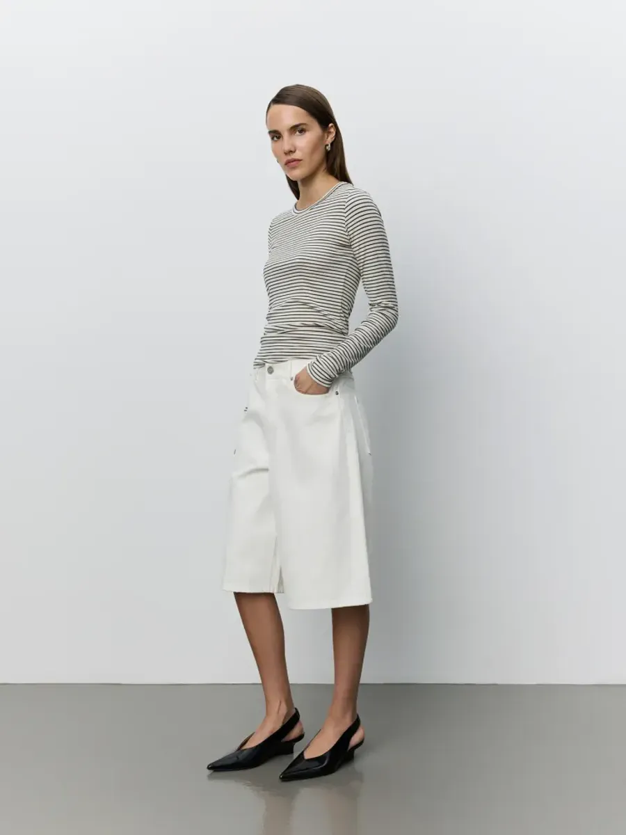 Sofie Schnoor Petricia Stripe T-shirt long sleeve Grey Striped 
