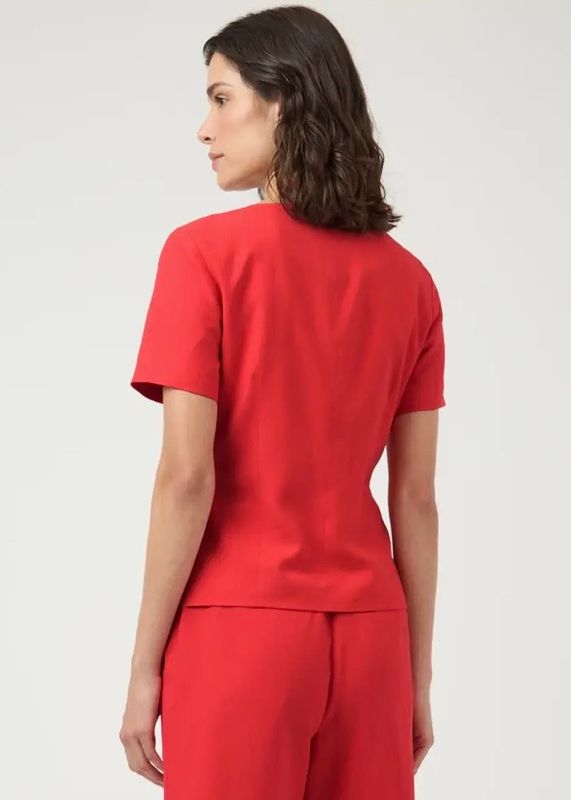 YAS Birmo Blazer Poinsettia