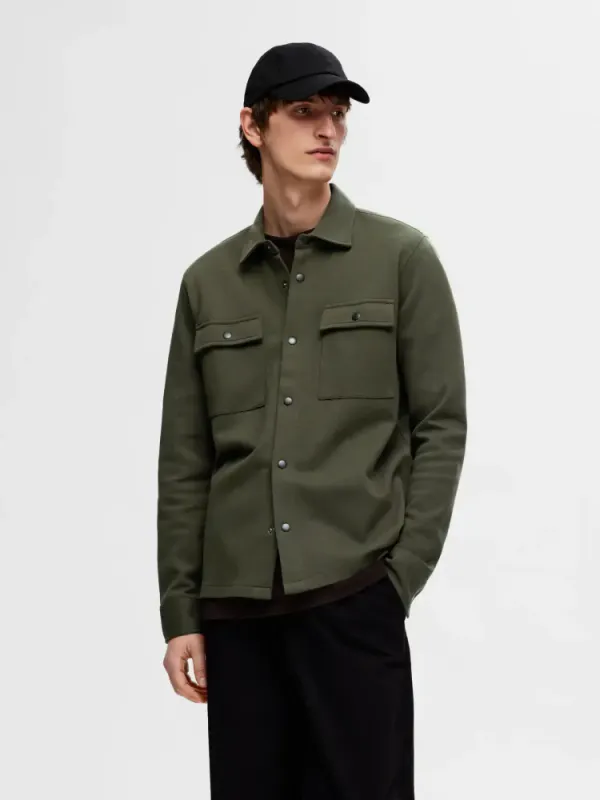Selected Homme Jackie Sweat Jacket Forest Night