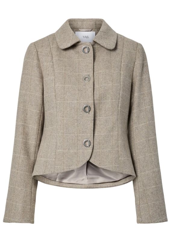 YAS Niva Wool Jacket Timber Wolf