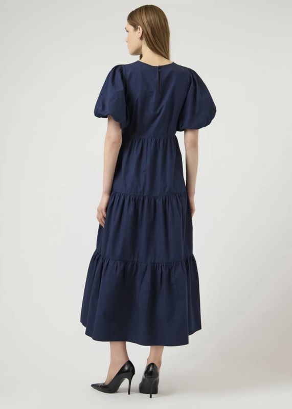 YAS Colea Ankle Dress Navy Blazer 