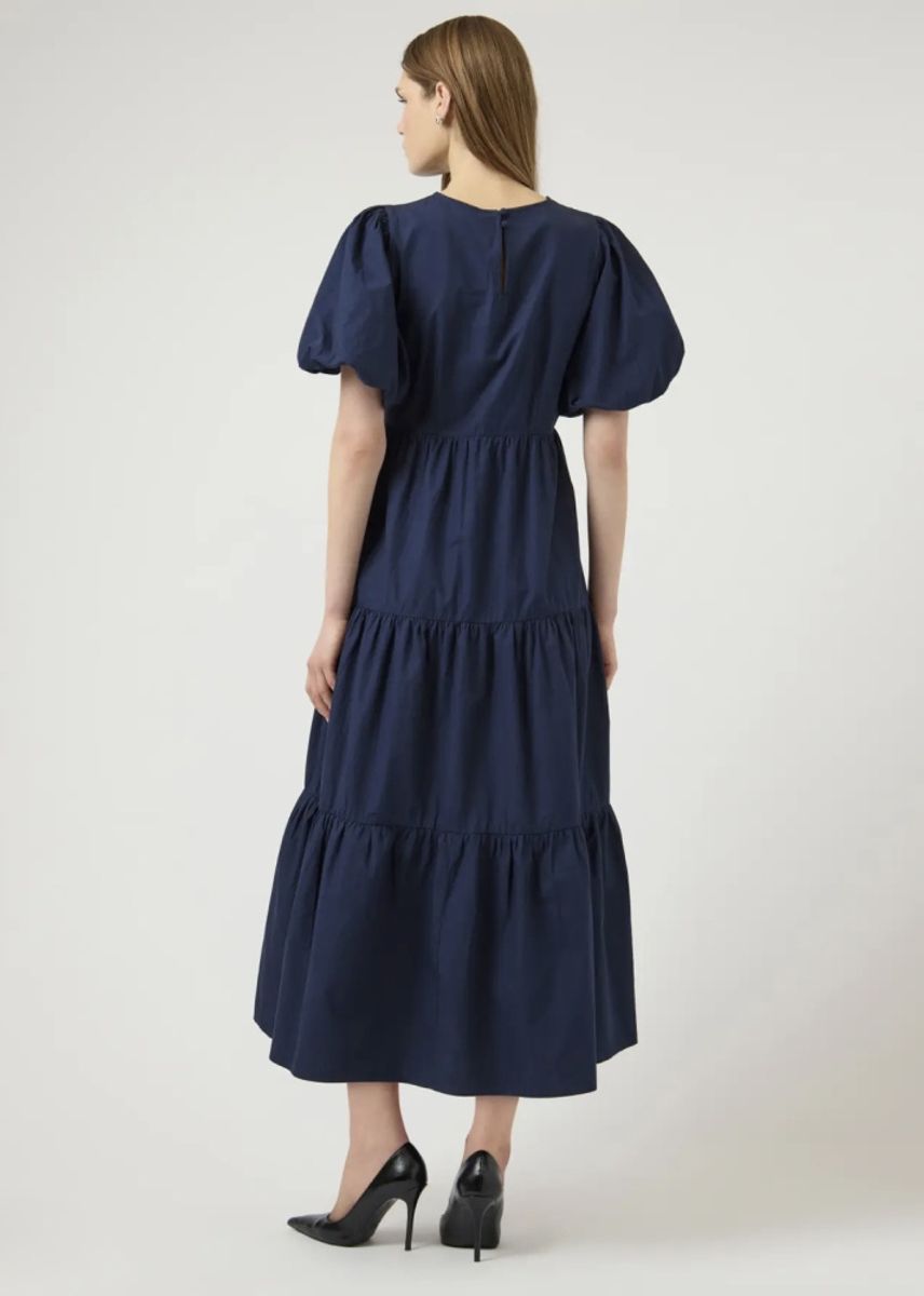 YAS Colea Ankle Dress Navy Blazer 