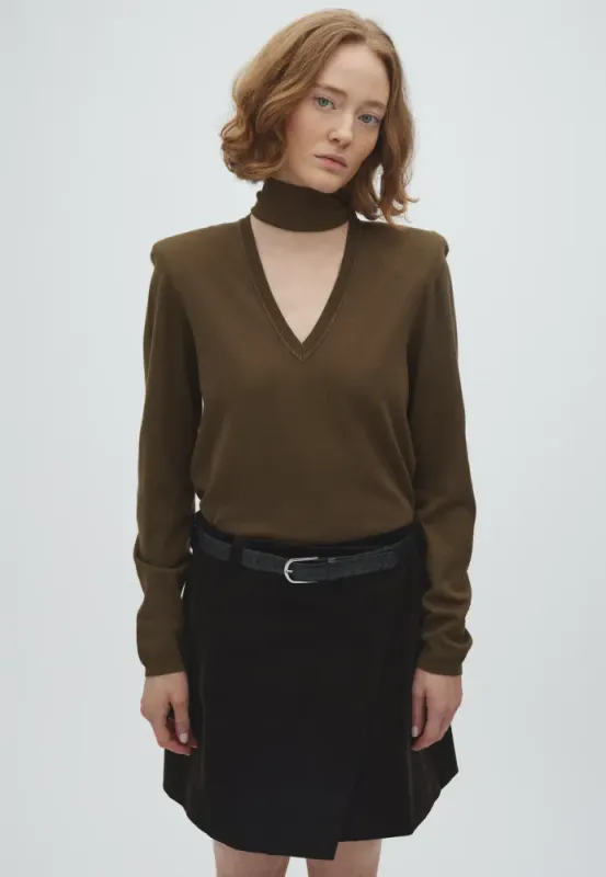 MbyM Ruthie Knitted Sweater Smoked Olive