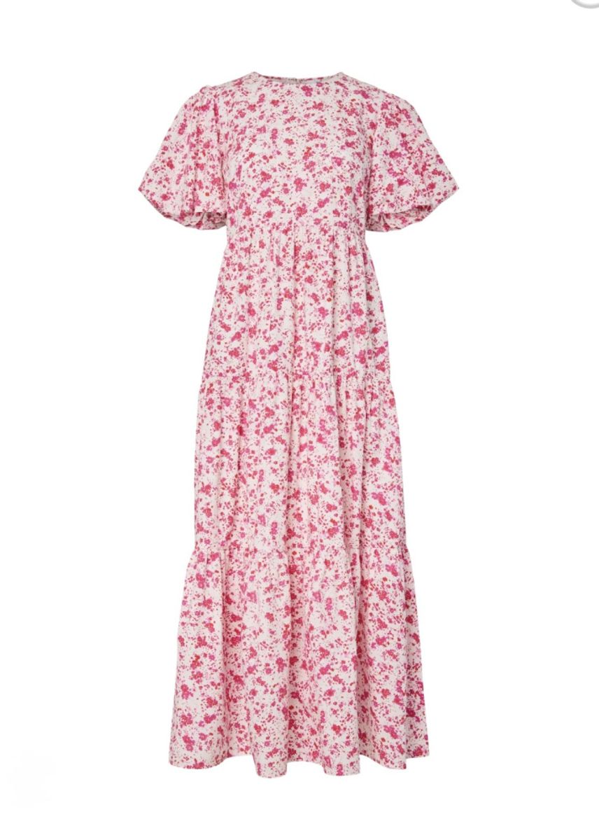 YAS Colea Ankle Dress Pristine Donna 