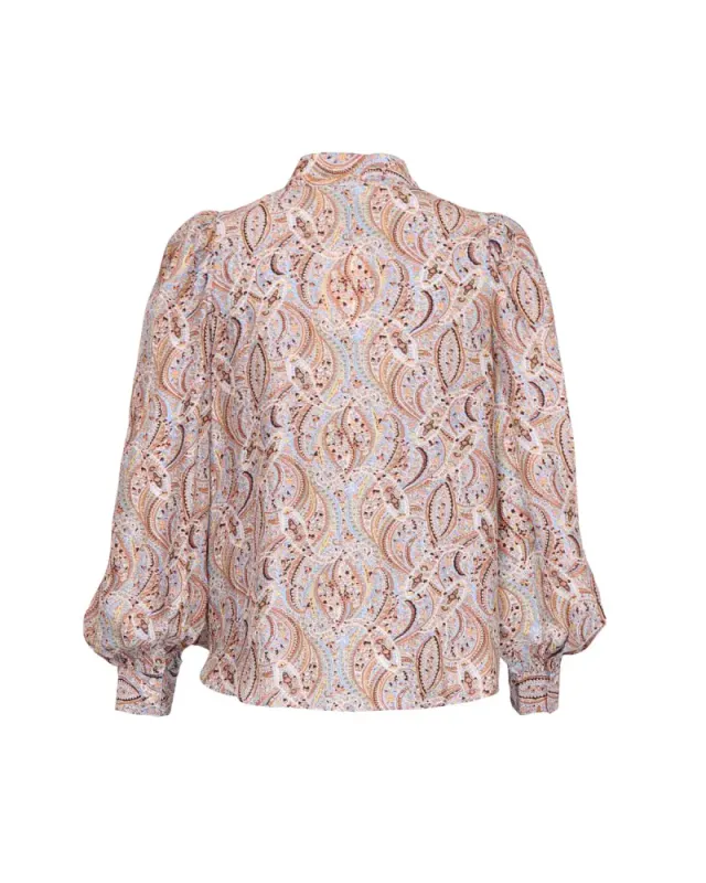 byTiMo Striped Organza Blouse Paisley 