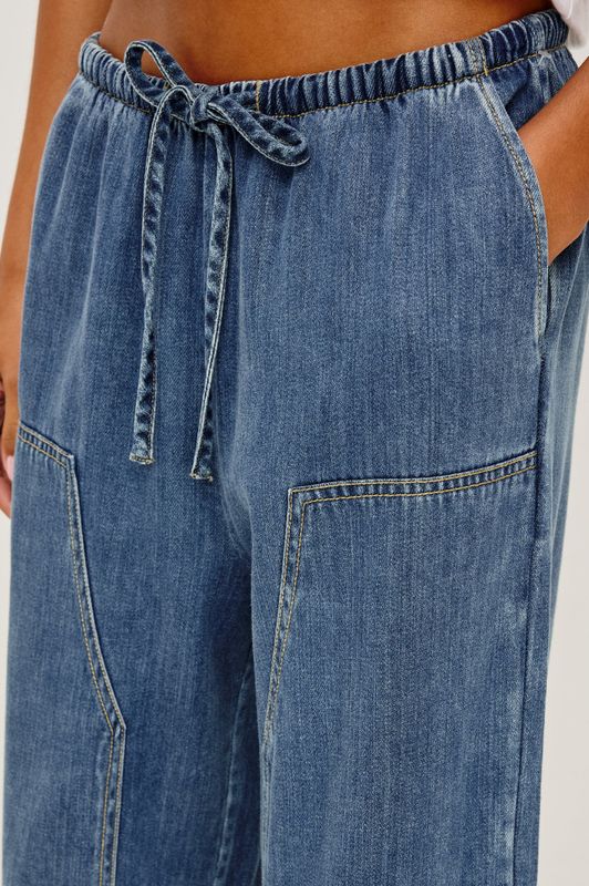 Rails Sanderson Denim Bukse Antique Blue 