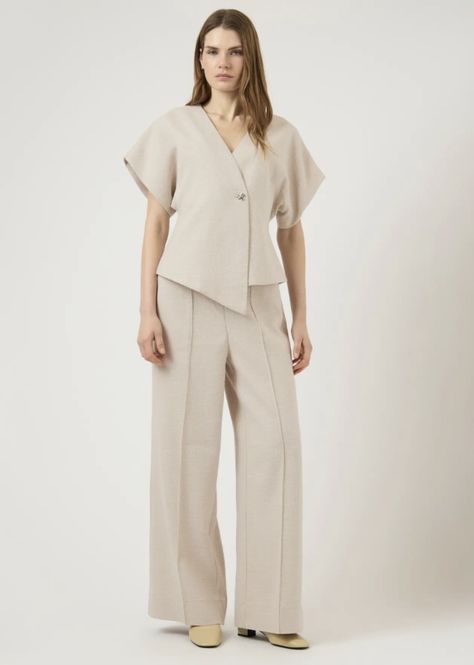 Hovedbilde YAS Comira Pant Oatmeal 