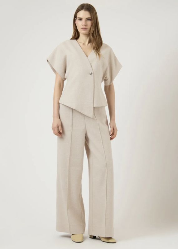YAS Comira Pant Oatmeal 