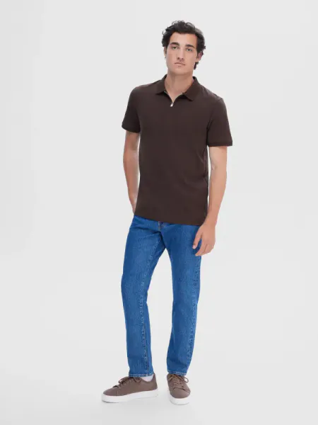 Hovedbilde Selected Homme Fave Zip Polo Demitasse