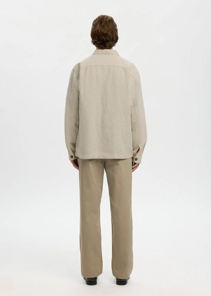 Hovedbilde Selected Homme Motto Leroy Linen Blend Overshirt Pure ...