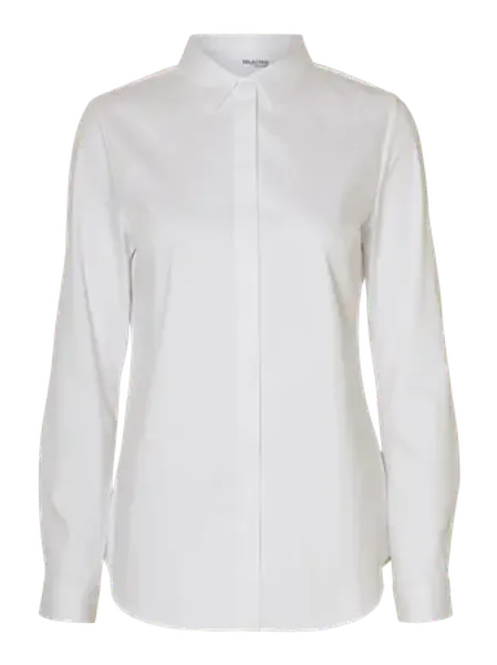 Hovedbilde Selected Femme Fromie Fitted Shirt Brighte White