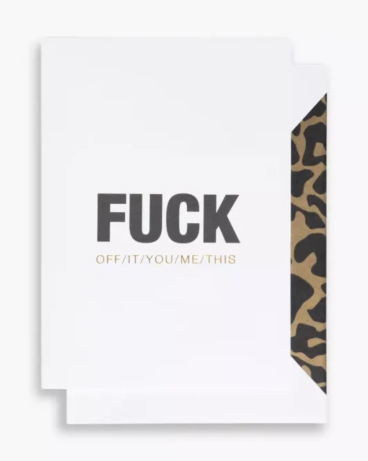 Hovedbilde Cardsome Fuck off/it/you/me/this gavekort