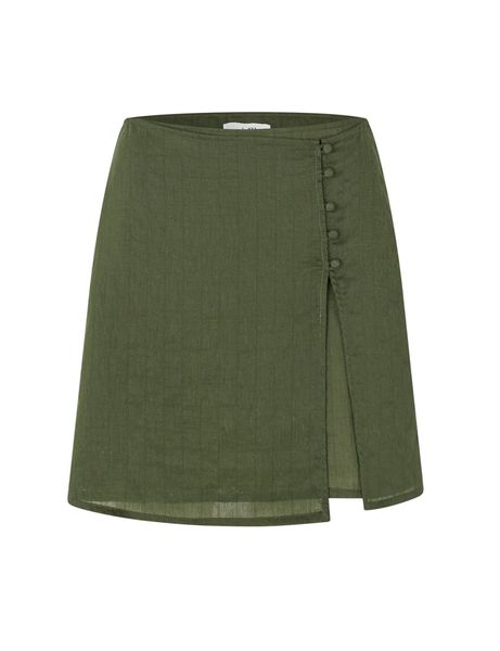 Hovedbilde MbyM Bellina-M Skjørt - Pine Green Black Stripe
