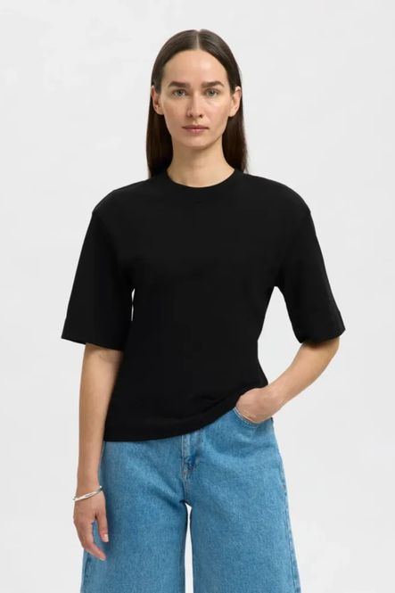 Hovedbilde Selected Femme Mesa Tee Black