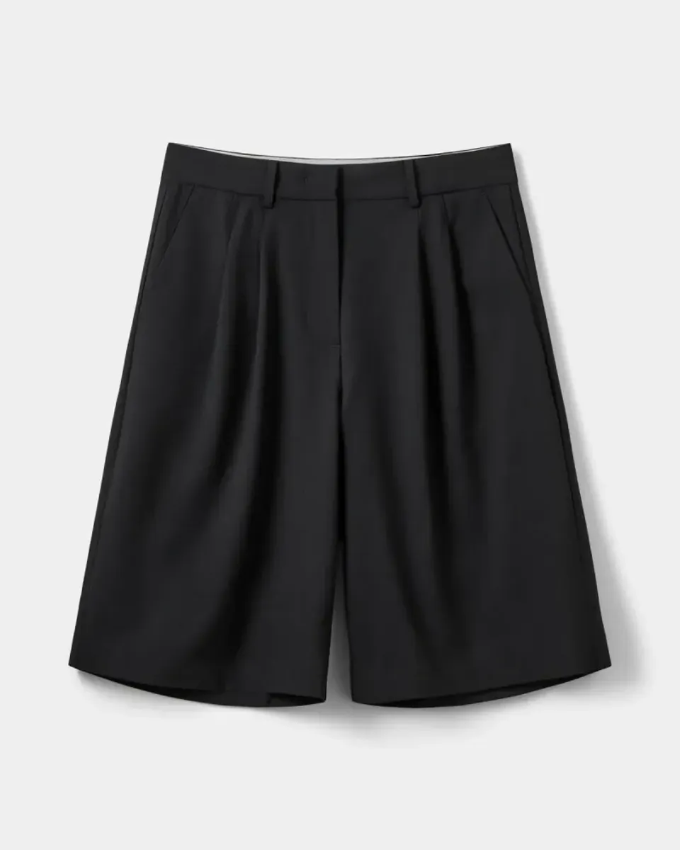 Sofie Schnoor Lucia Bermuda Suiting Shorts Black