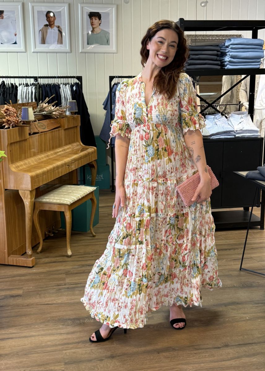 byTiMo Bohemian Relaxed Dress  Flower Field