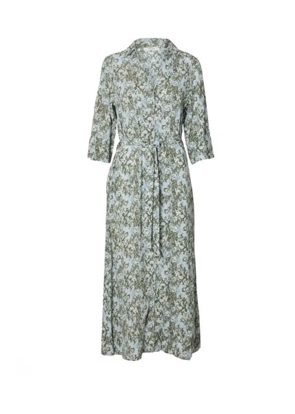 Hovedbilde Selected Femme Flora 3/4 Ankle Shirt Dress Deep Litchen ...