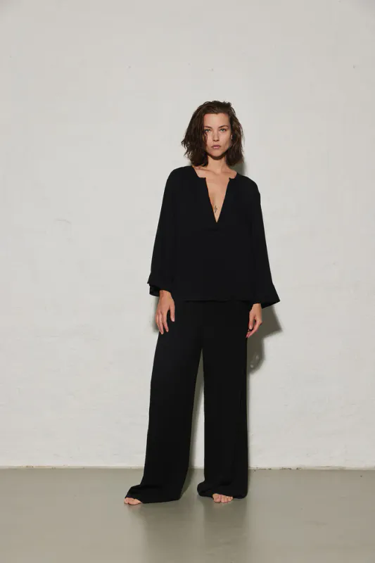 ENVELOPE Cascais Blouse Viscose - Black