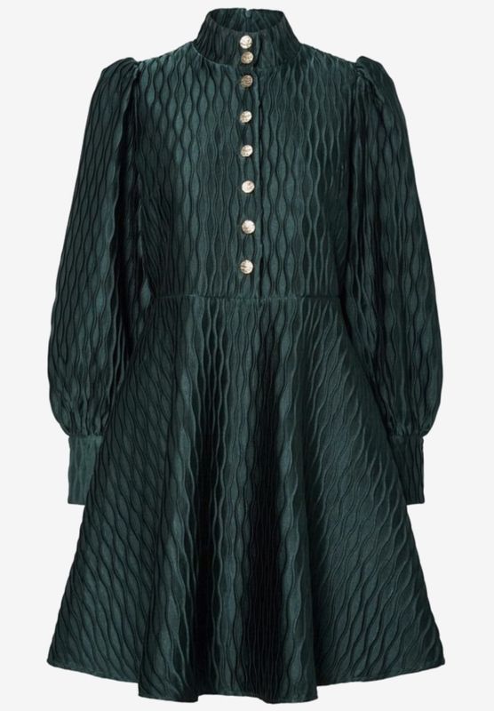 YAS Rippley Dress Ponderosa Pine