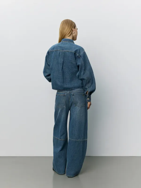 Sofie Schnoor Barrel Shaped Jeans Denim Blue