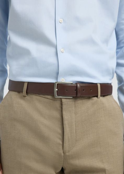 Hovedbilde Selected Homme Belte Aksel Skinn Brun