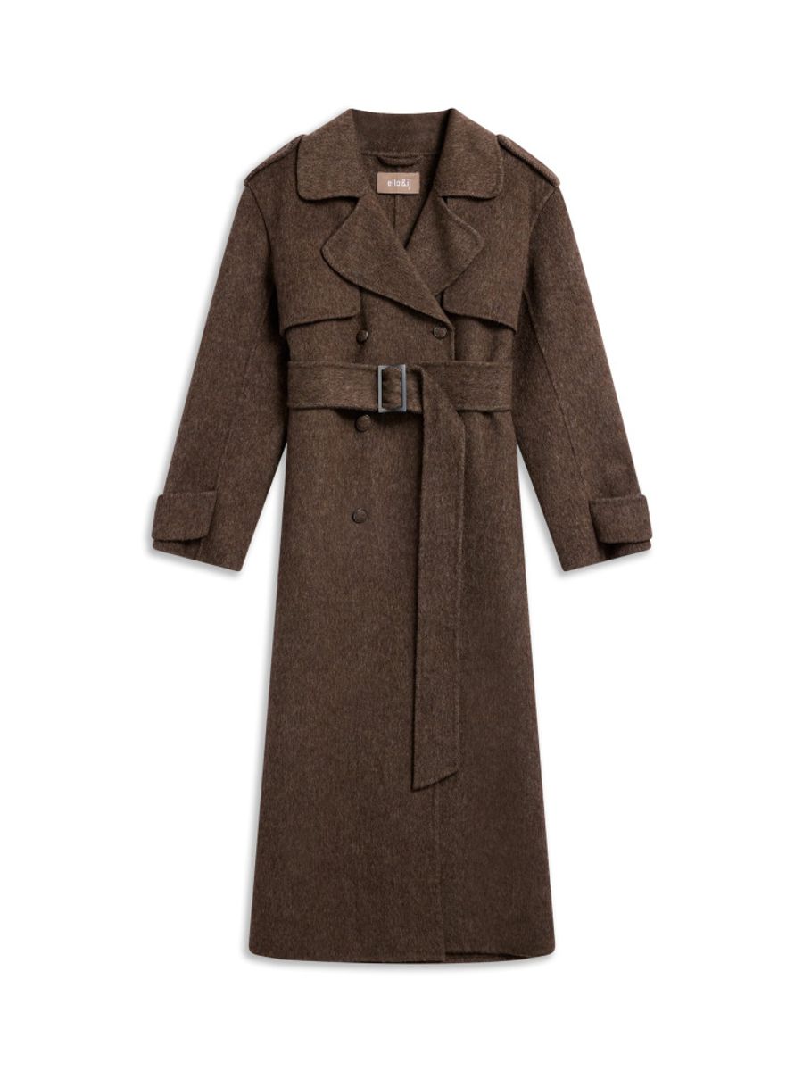 Ella&Il Yua Coat Dark Brown