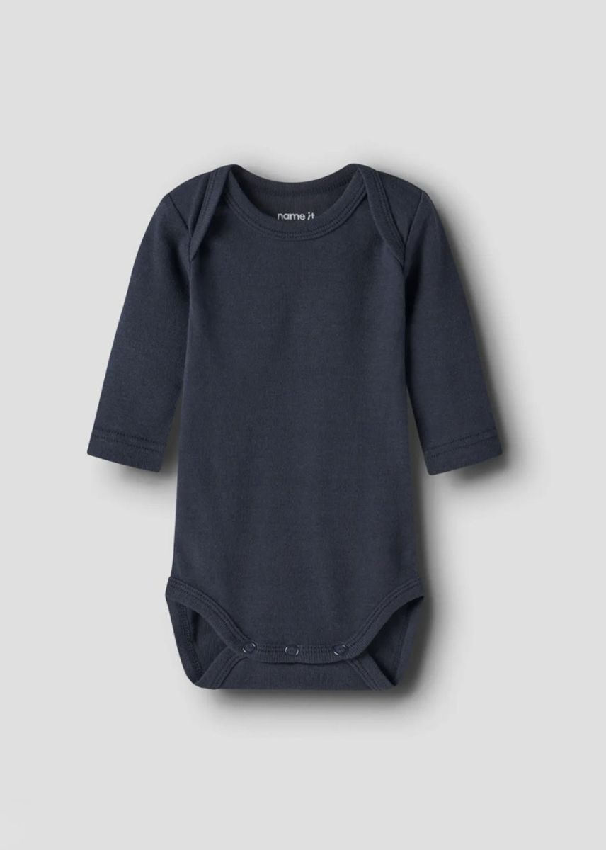 Name It Body Firetruck 3pk. rey Melange w/ Cashmere Blue + Dark Sapphire