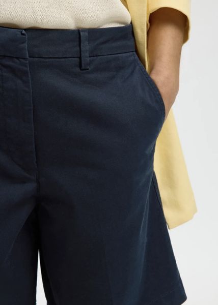Hovedbilde Selected Femme Chinos Shorts Wide Mille Dark Sapphire