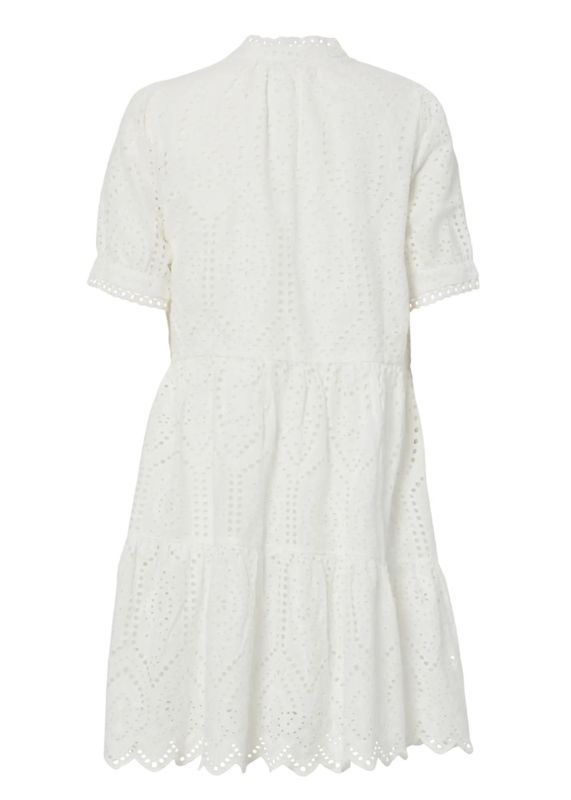 YAS Holi Dress Star White