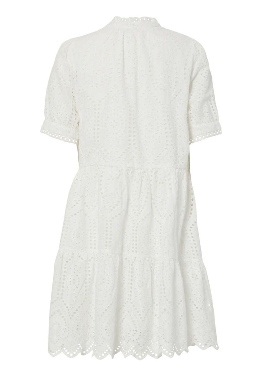 YAS Holi Dress Star White