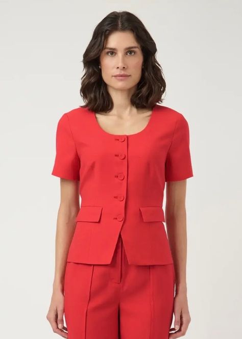 Hovedbilde YAS Birmo Blazer Poinsettia