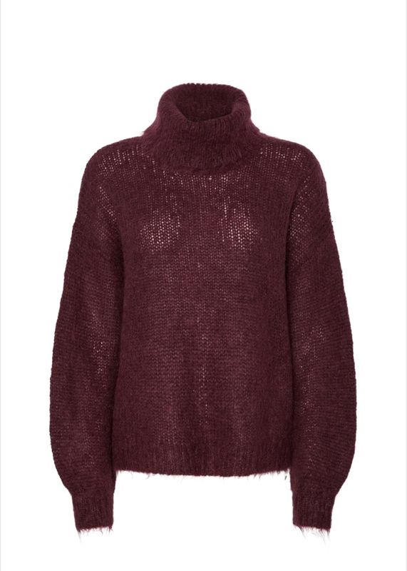 Yas Lambi Knit rollneck pullover  Port Royal