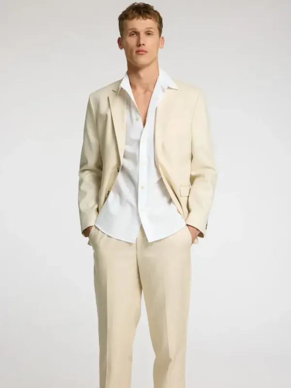 Selected Homme Reg-Sun Shirt White