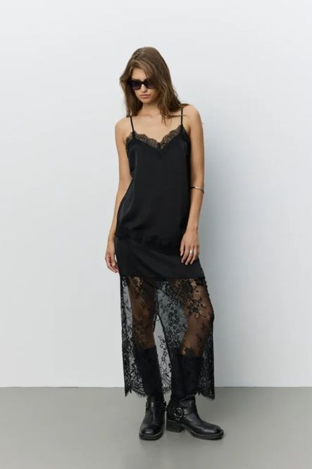 Hovedbilde Sofie Schnoor Satin Maxi  Black