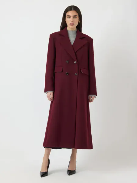 Hovedbilde YAS Royla Coat Wool Blend Port Royale