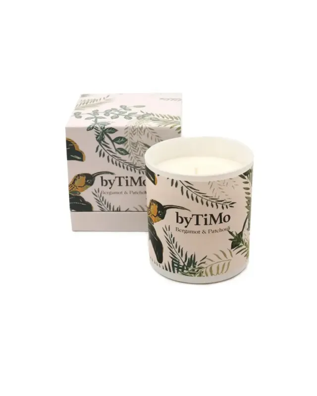 byTiMo Bergamot & Patchouli Scented Candle