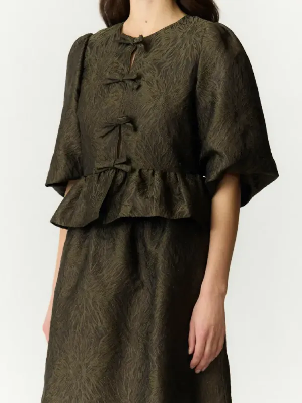 YAS Leroc 3/4 Topp Black Stone Gray 