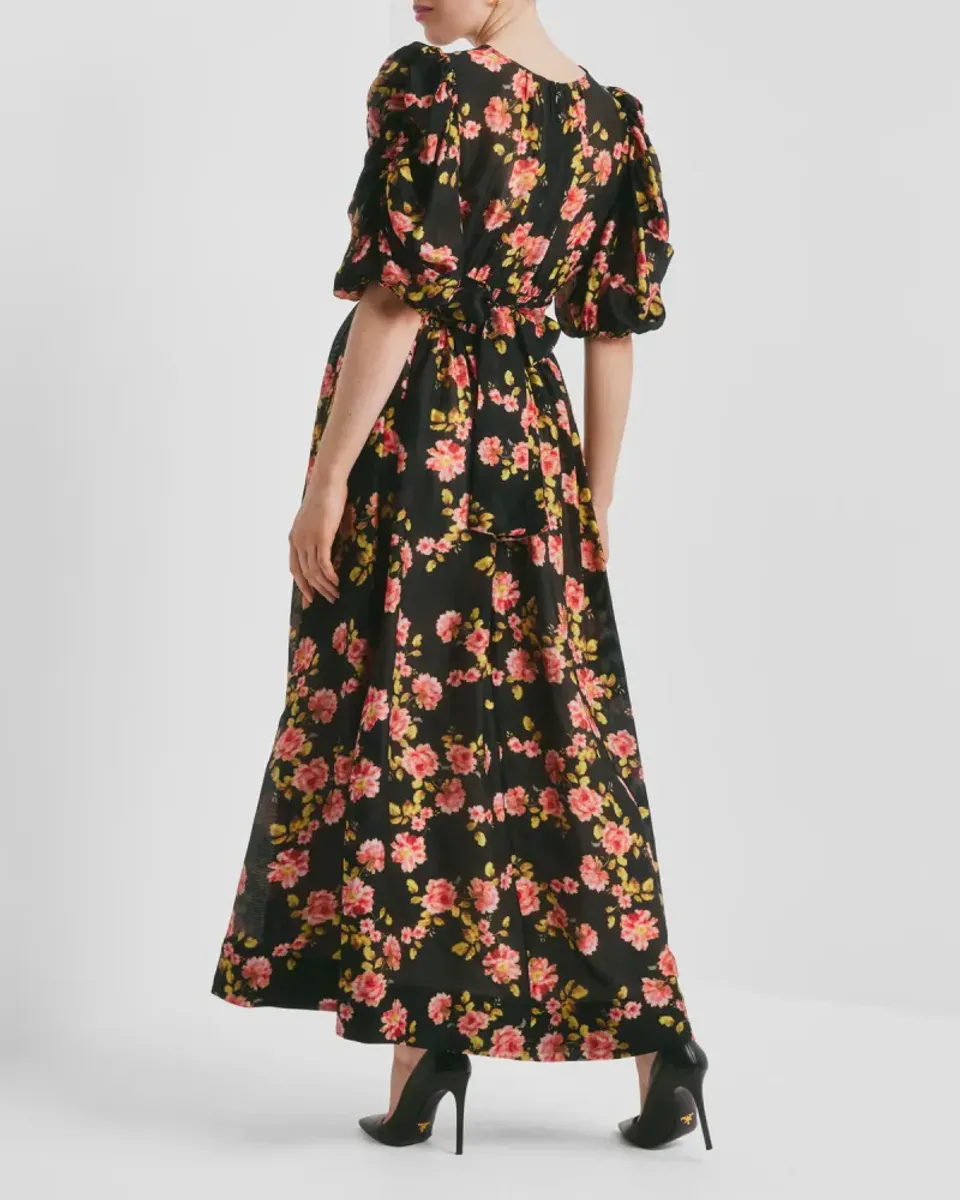 byTiMo Striped Organza Gown Midnight Field AW26