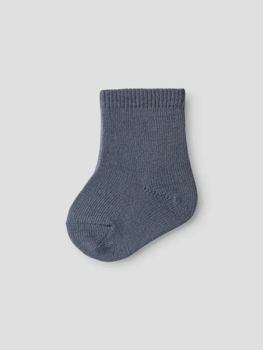 Name It  4pk. Sokker   2xFLOKESTONE GRAY+2xOMBRE BLUE