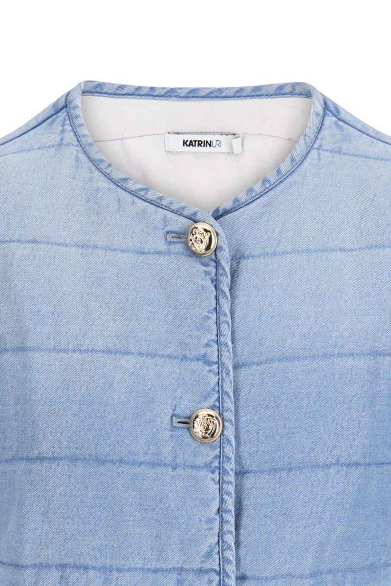 Katrin Uri Firenze Quilted Jacket Light Blue 
