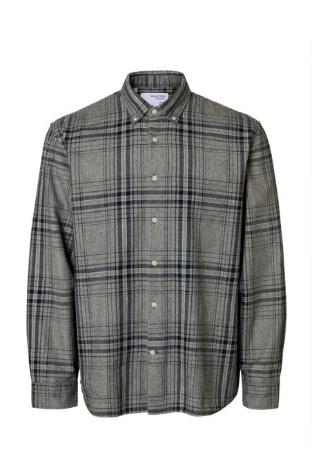 Hovedbilde Selected Homme Reg Noah Mix Shirt Camp Sky Captain Big ...
